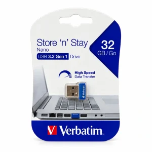 Clé USB Verbatim Store N Stay Nano USB 3.2 Gen 1 32 GB Mini