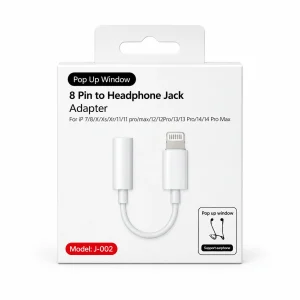 Adaptateur audio Lightning vers jack 3,5 mm JH-002 – Version Pop-Up pour casque filaire