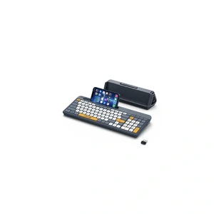 Clavier sans fil K100 compact avec support téléphone