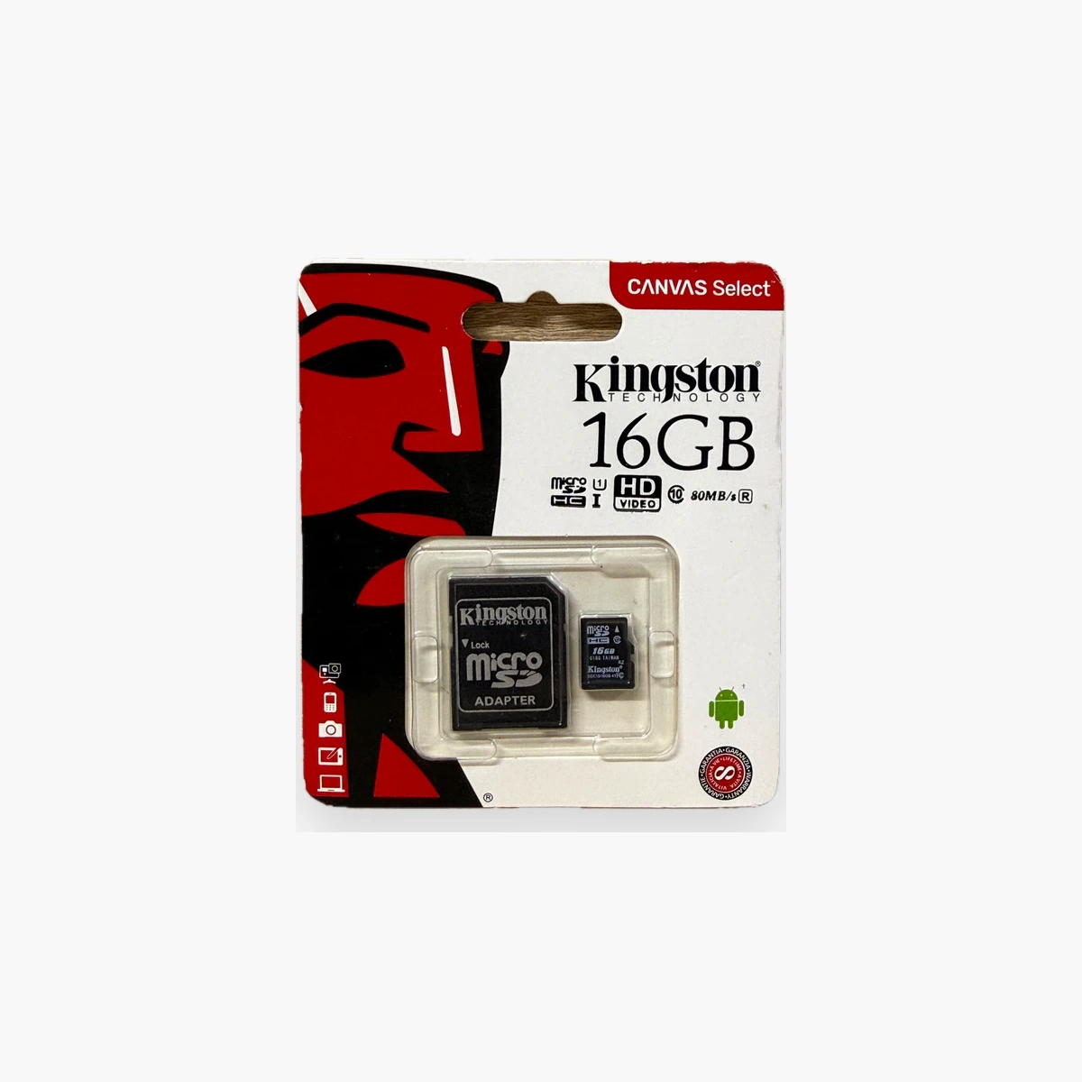 MICRO SD KINGSTON 16GB Stockage USB Carte microSD Kingston 16 GB Maroc