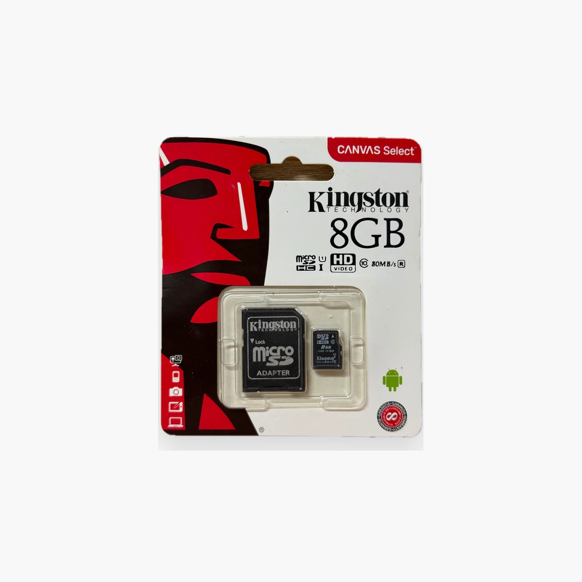 MICRO SD KINGSTON 8GB Stockage USB Carte microSD Kingston 8 GB Maroc