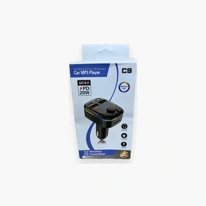 Transmetteur FM Bluetooth C9 pour voiture avec chargeur 20W