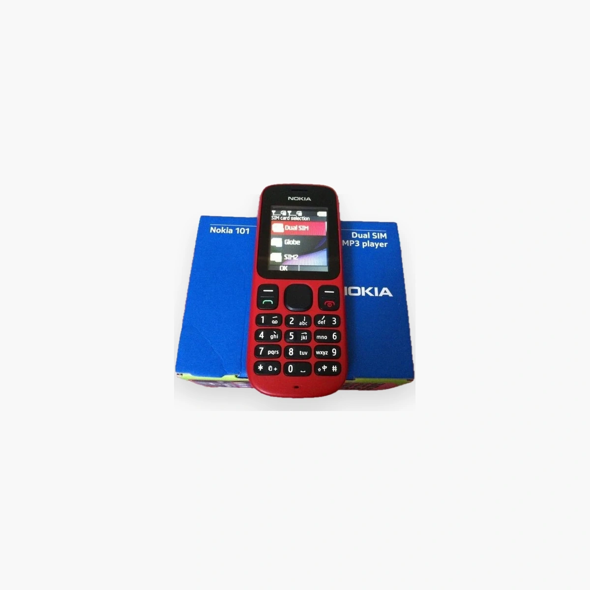 Nokia 101 Téléphone Nokia 101 rouge face avant