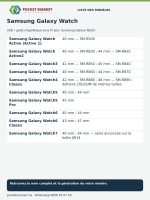 Chargeur magnétique sans fil JW14 pour Samsung Galaxy Watch