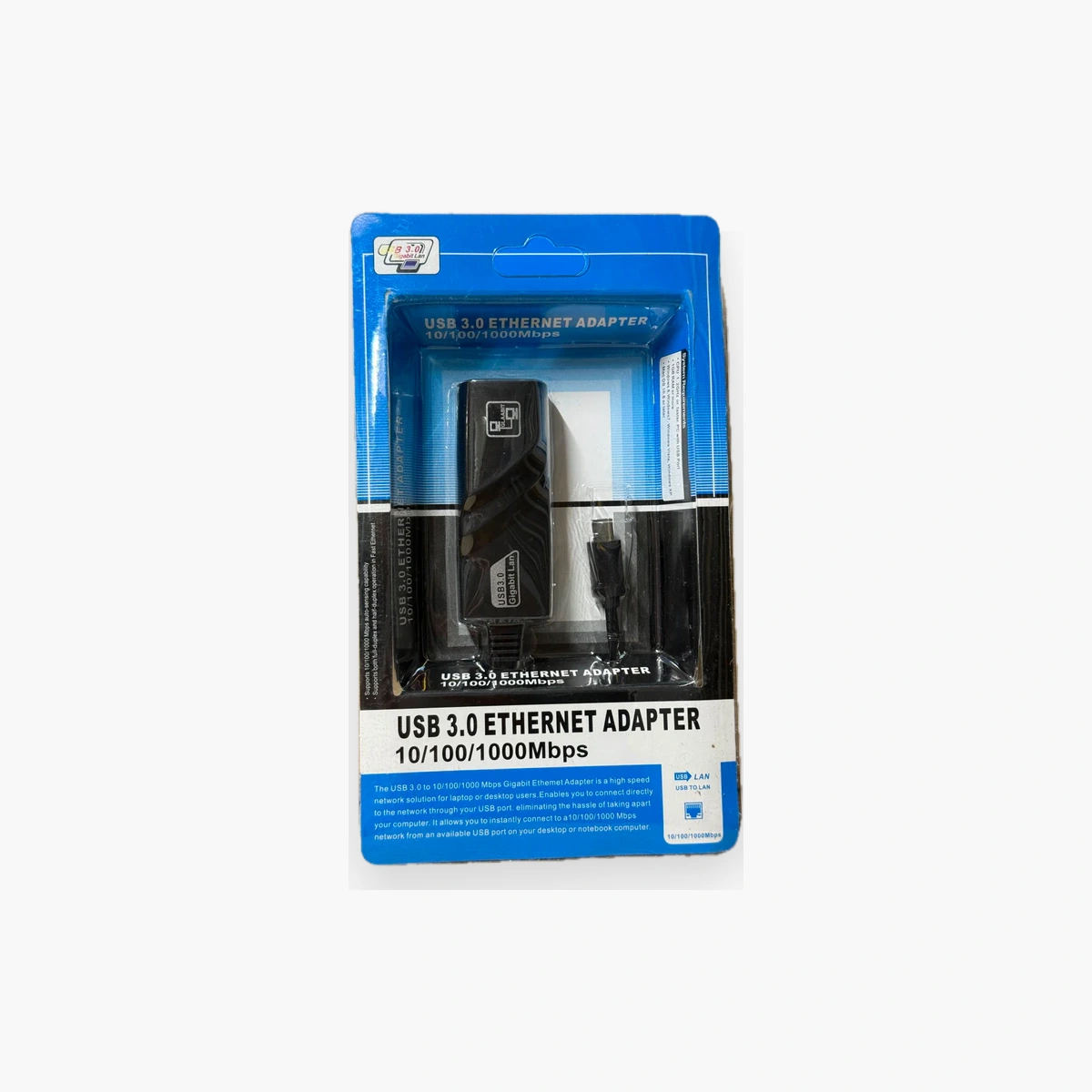 RJ45 TO TYPE-C Adaptateur USB 3.0 vers Ethernet RJ45 Gigabit avec connecteur USB-A