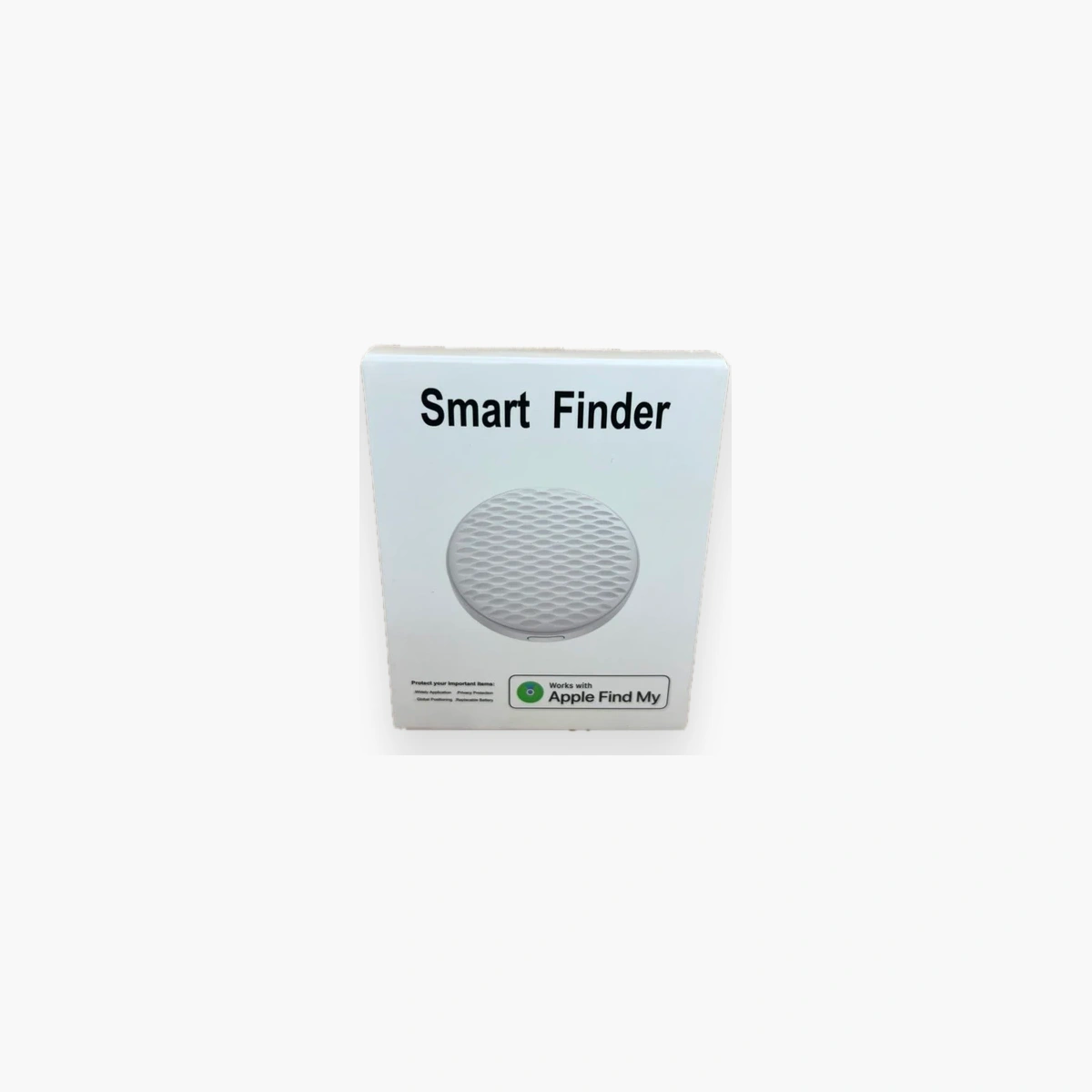 Smart Finder متوافق مع Apple Find My - محدد موقع الأشياء GPS لمفاتيحك، محفظتك، أمتعتك Smart Finder Apple Find My traceur Bluetooth blanc