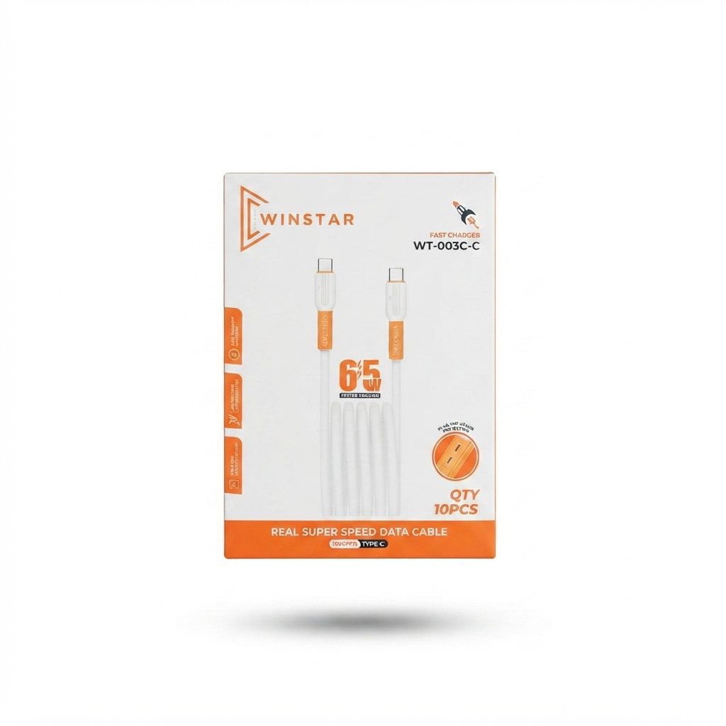 Câble de charge rapide Winstar 65W USB-C WT-003C-C Câble de charge rapide Winstar 65W USB-C WT-003C-C