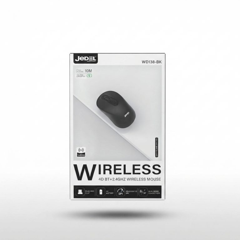 Souris sans fil Jedel WD138-BK Dual Mode 2.4GHz et Bluetooth