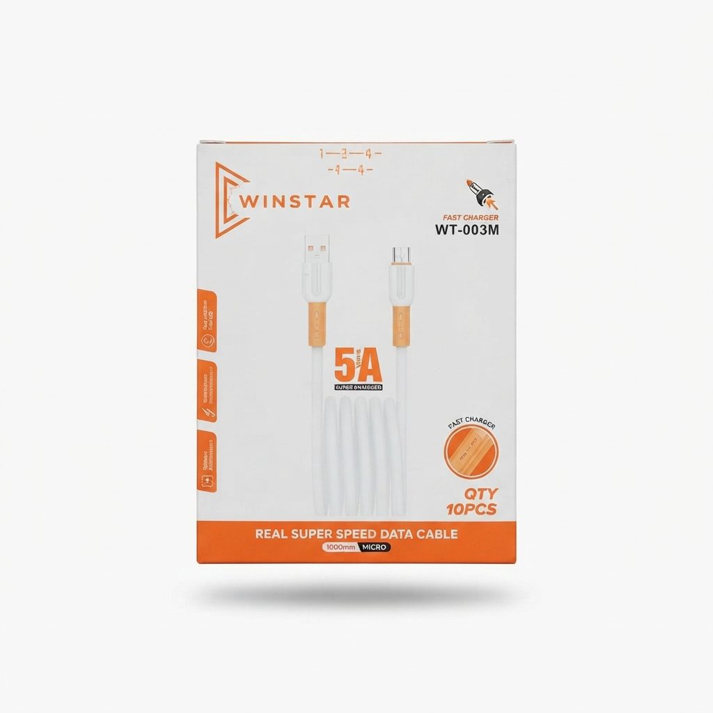 Câble Winstar WT-003M Micro-USB 5A Câble Winstar WT-003M Micro-USB 5A