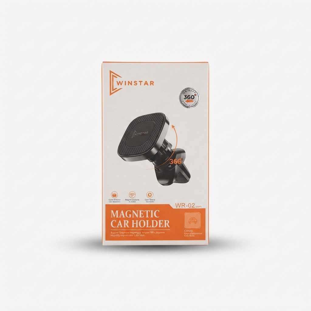 Support Téléphone Magnétique Winstar WR-02 pour Grille d'Aération