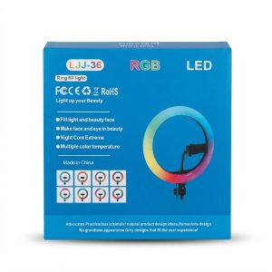 Anneau Lumineux Winstar LJJ-36 LED RGB 14 pouces