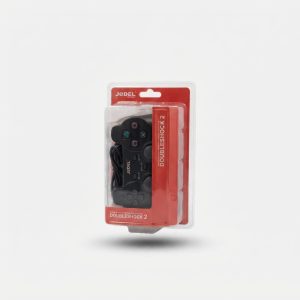 Manette de jeu filaire Jedel Doubleshock 2 noire