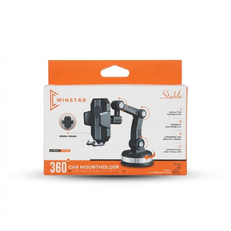 Support Téléphone Voiture Winstar WR-08 Rotatif 360