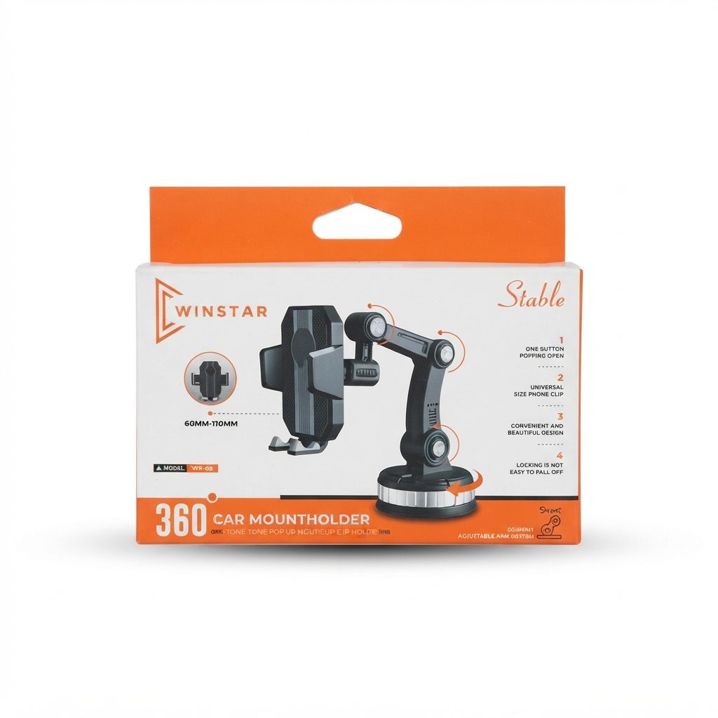 Support Téléphone Voiture Winstar WR-08 Rotatif 360