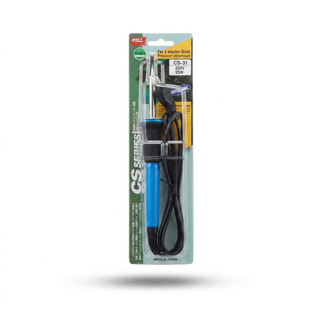 Fer à souder Goot CS-31 25W - Précision céramique Fer à souder Goot CS-31 25W avec résistance céramique