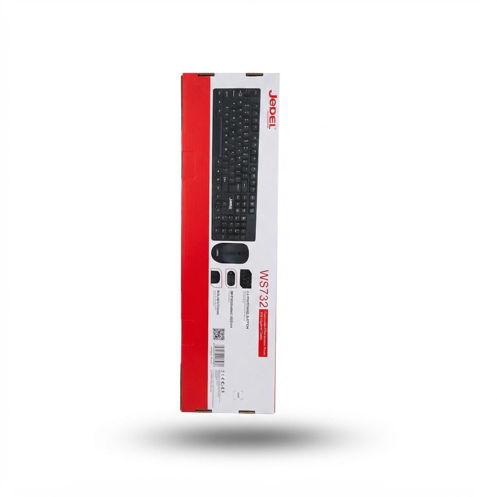 Ensemble Clavier et Souris Sans Fil Jedel WS732 Ensemble Clavier et Souris Sans Fil Jedel WS732