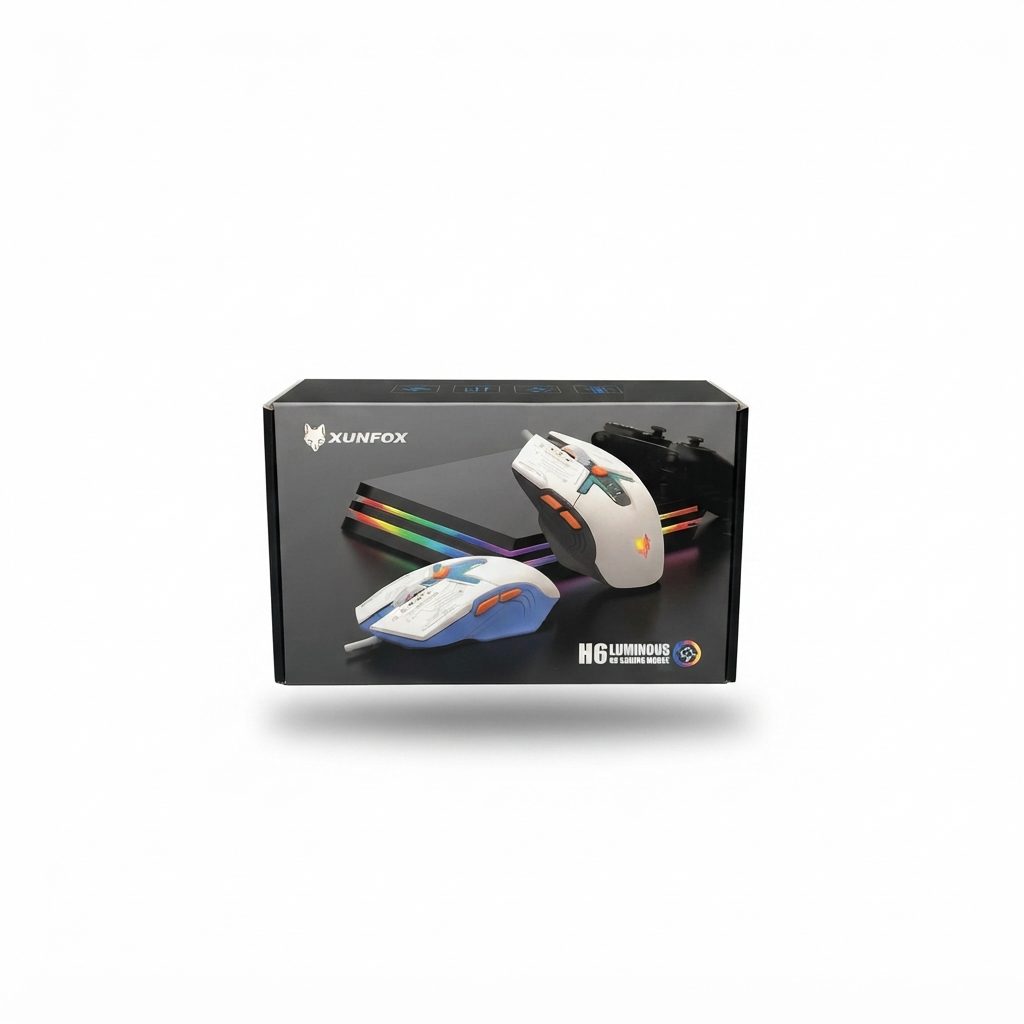 Souris Gaming XUNFOX H6 Filaire 6D XUNFOX H6 Souris Gaming XUNFOX H6 Filaire 6D