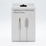 Câble Adaptateur Audio Lightning vers Jack 3.5mm Blanc