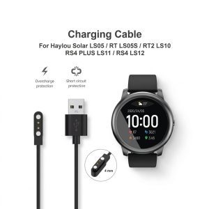 Chargeur magnétique USB pour montre connectée Haylou Solar LS05, RT, RT2, RS4 et RS4 Plus