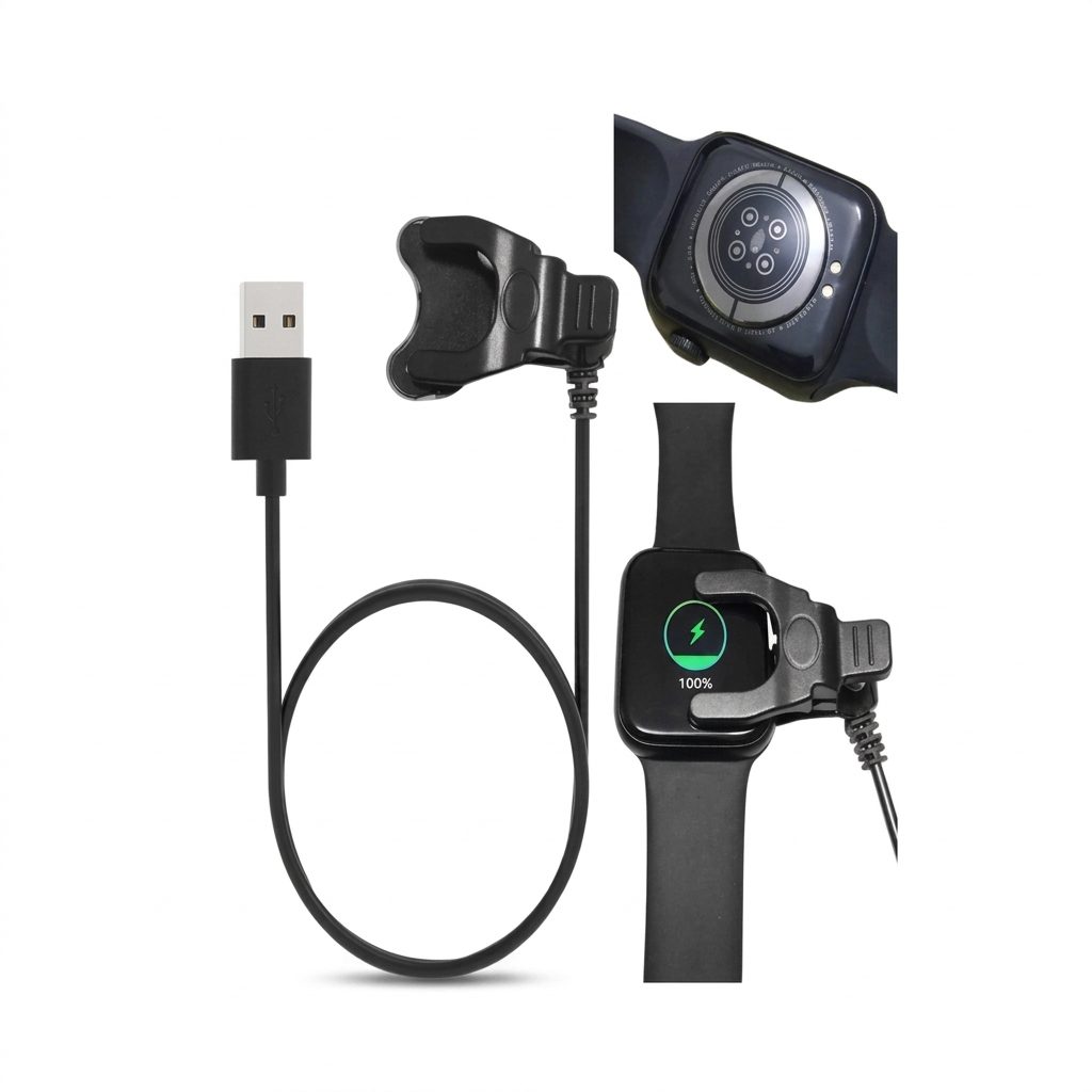 Chargeur à pince pour montre connectée – USB 2 broches Chargeur à pince USB 2 broches pour montre connectée