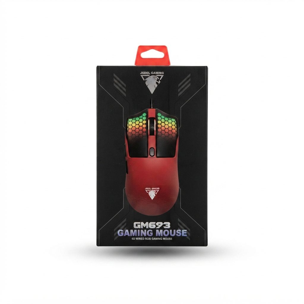 Souris gaming filaire Jedel GM693 avec éclairage RGB