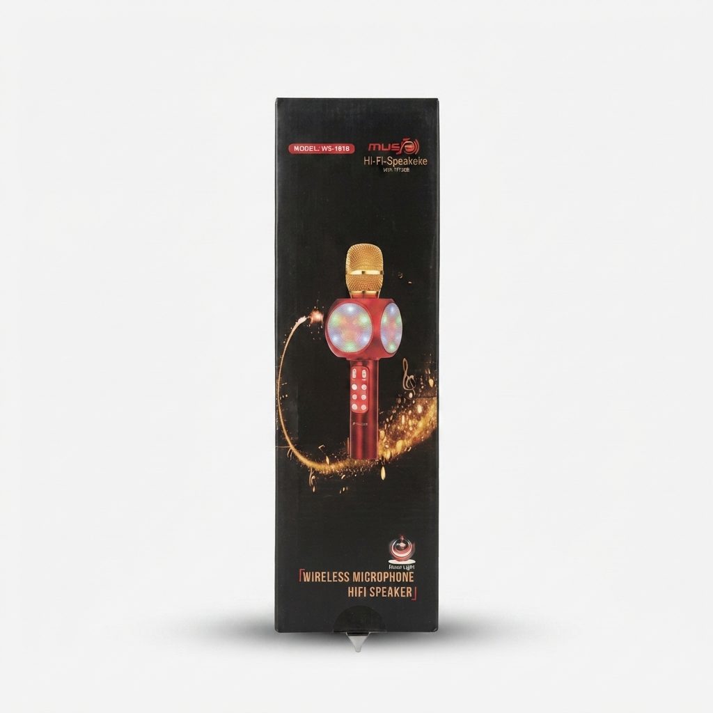 Microphone sans fil Muse WS-1818 avec haut-parleur intégré Microphone sans fil Muse WS-1818 avec haut-parleur intégré
