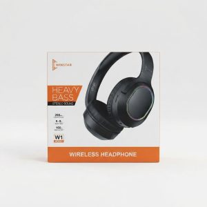 Casque sans fil Winstar W1 Heavy Bass noir