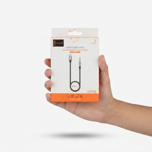 Câble auxiliaire Winstar WS-12 USB-C vers Jack 3.5 mm tressé