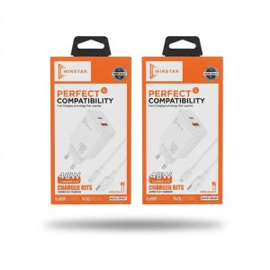 Kit Chargeur Rapide Winstar 48W WR-207 avec Câble Lightning