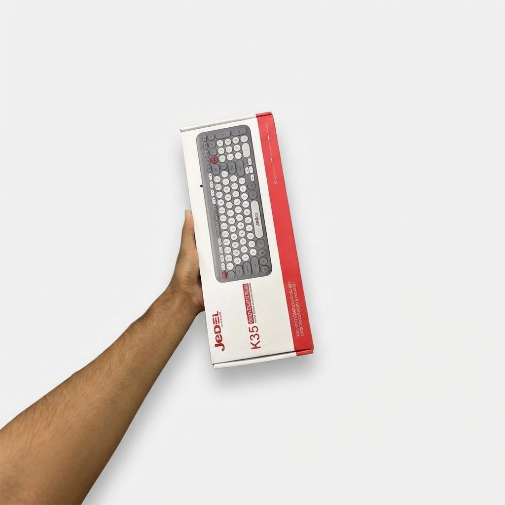 Clavier filaire Jedel K35 Chocolate Slim à touches rondes Clavier filaire Jedel K35 Chocolate Slim à touches rondes