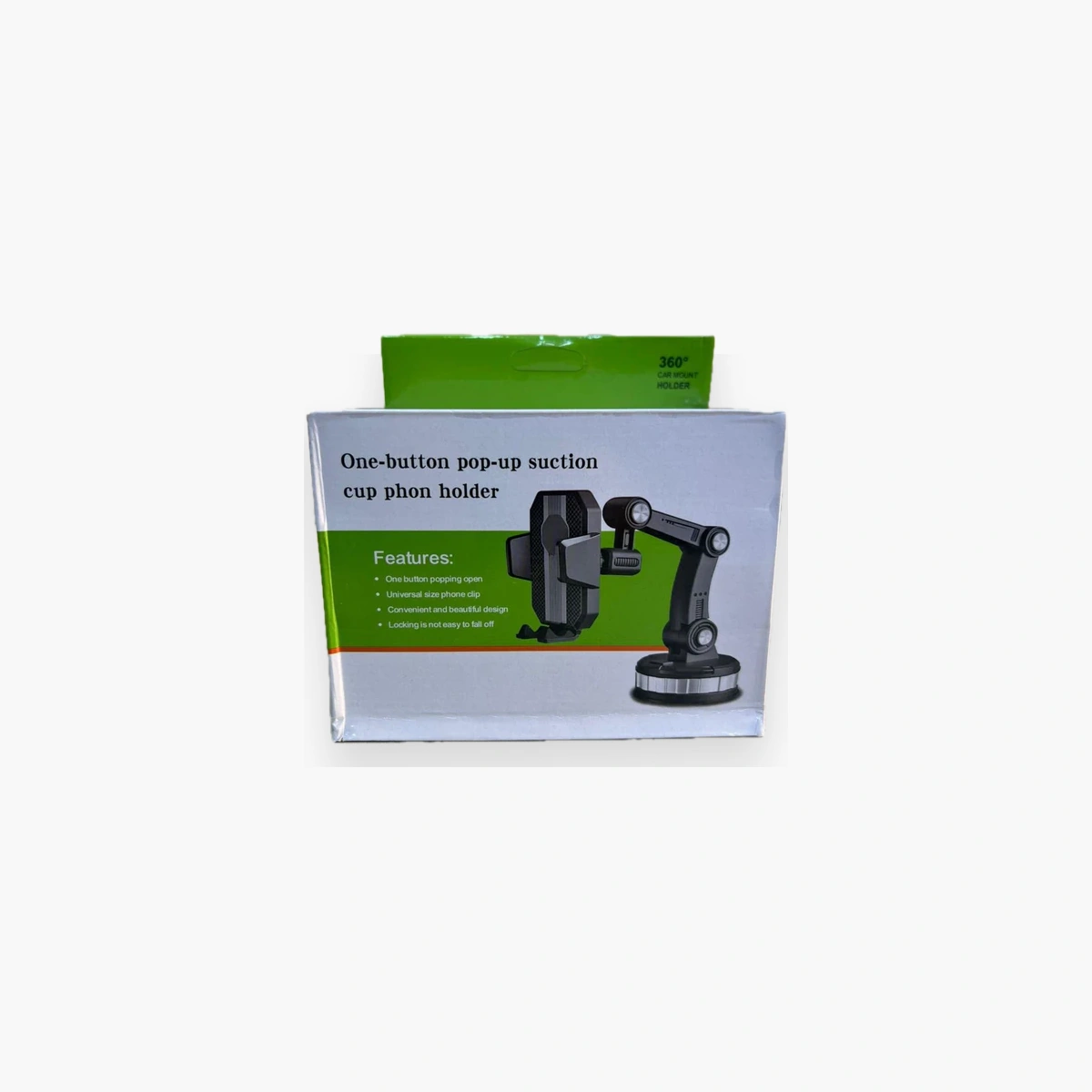 Support VOITURE Support téléphone voiture Modèle X12 avec bras articulé et ventouse