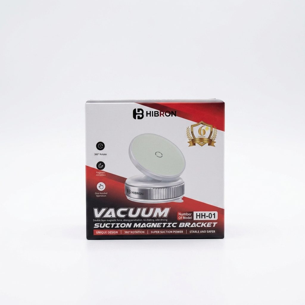 Support Téléphone Magnétique Hibron HH-01 à Ventouse