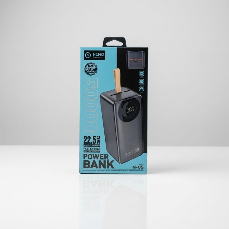 Batterie Externe Nimo N-05 50000mAh avec Câbles Intégrés