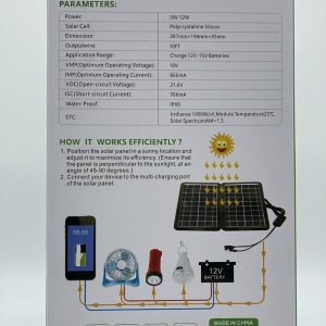 Panneau solaire pliable Easy Power EP-1812 18V 12W
